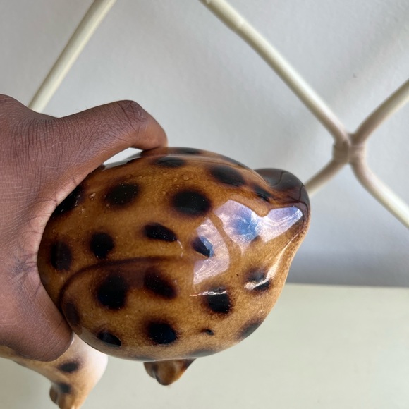 Vintage Ceramic baby tiger Figurine. Made in Italy - Picture 8 of 11